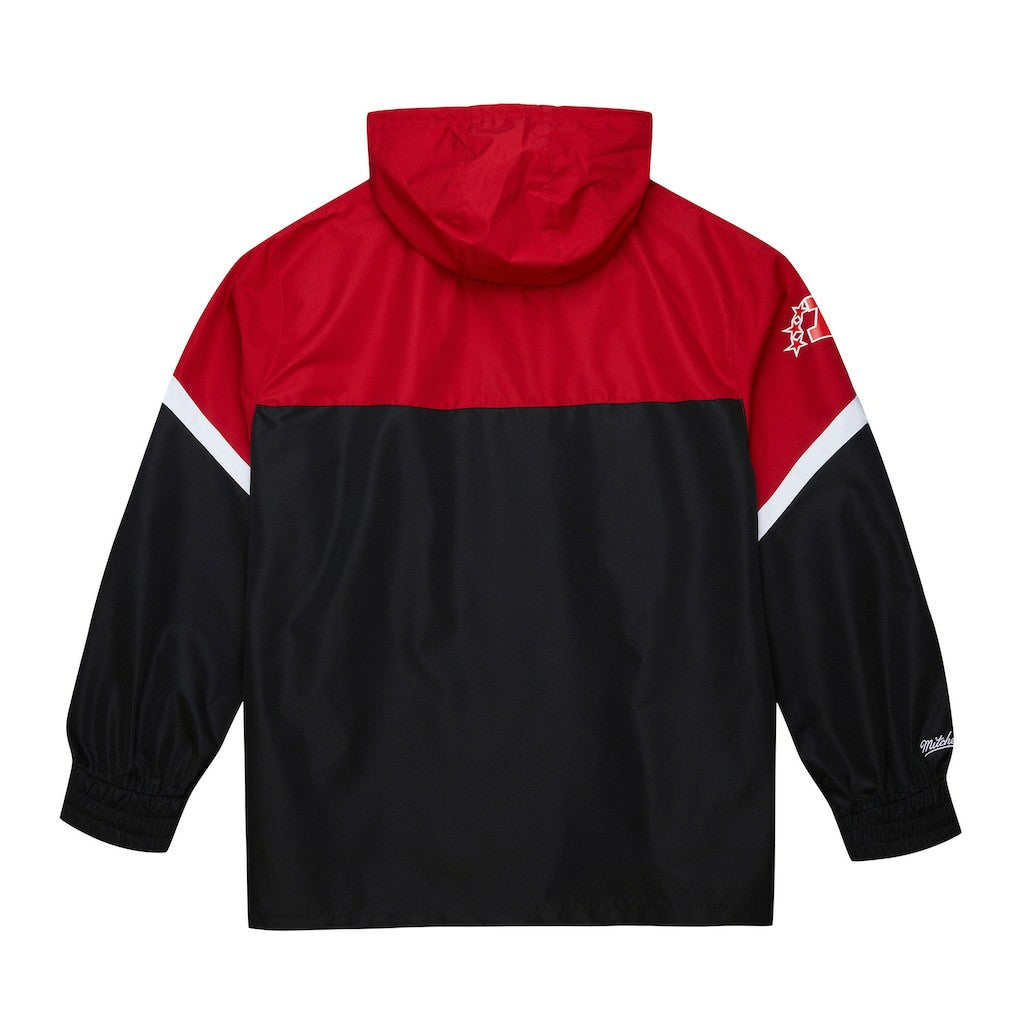 Kansas City Chiefs Tie Breaker Vintage Logo Lightweight Anorak Half-Zip Windbreaker | NFL Sale