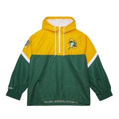 Green Bay Packers Tie Breaker Vintage Logo Lightweight Anorak Half-Zip Windbreaker | NFL Outlet