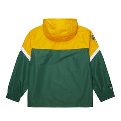Green Bay Packers Tie Breaker Vintage Logo Lightweight Anorak Half-Zip Windbreaker | NFL Outlet