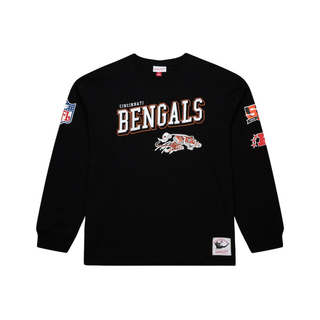Cincinnati Bengals Training Camp Vintage Logos Long Sleeve T-Shirt | NFL Discount