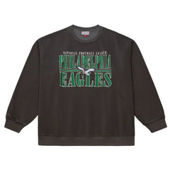 Philadelphia Eagles Downtown Crew Vintage Logo Sweatshirt | NFL New