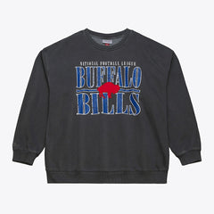 Buffalo Bills Downtown Crew Vintage Logo Sweatshirt | NFL Discount