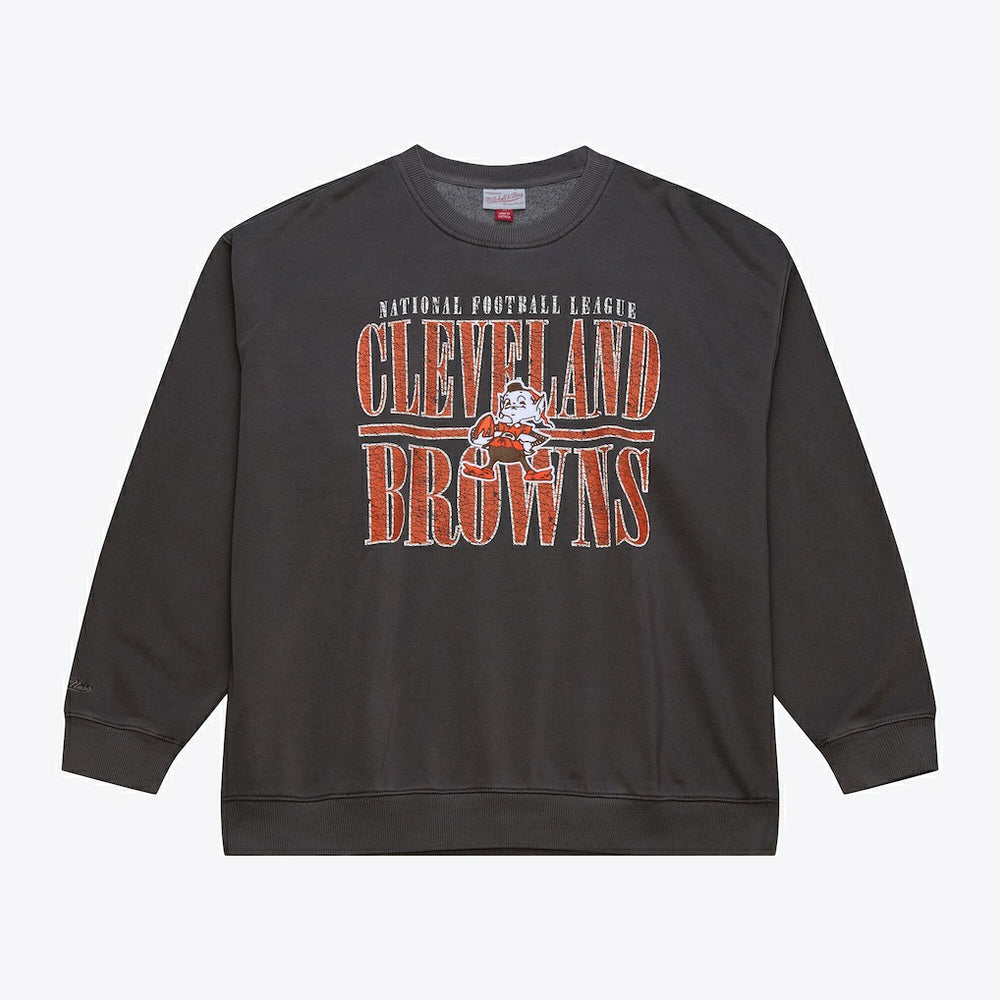 Cleveland Browns Downtown Crew Vintage Logo Sweatshirt | NFL Near me