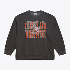 Cleveland Browns Downtown Crew Vintage Logo Sweatshirt | NFL Near me