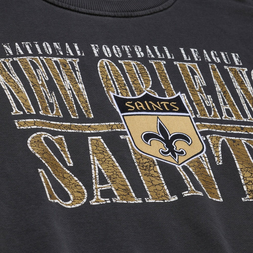 New Orleans Saints Downtown Crew Vintage Logo Sweatshirt | NFL Discount