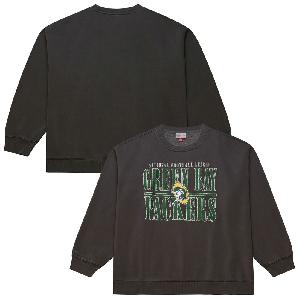 Green Bay Packers Downtown Crew Vintage Logo Sweatshirt | NFL Hot