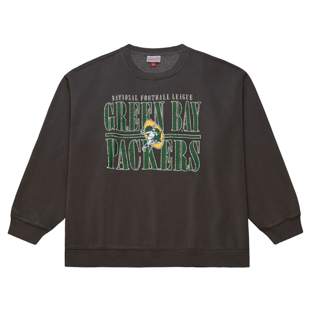 Green Bay Packers Downtown Crew Vintage Logo Sweatshirt | NFL Hot