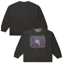 Minnesota Vikings Downtown Crew Vintage Logo Sweatshirt | NFL Sale