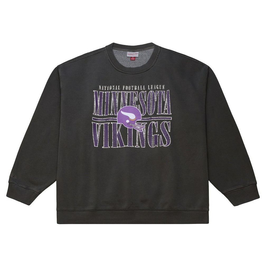 Minnesota Vikings Downtown Crew Vintage Logo Sweatshirt | NFL Sale
