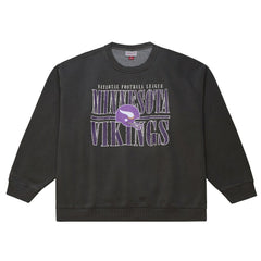 Minnesota Vikings Downtown Crew Vintage Logo Sweatshirt | NFL Sale