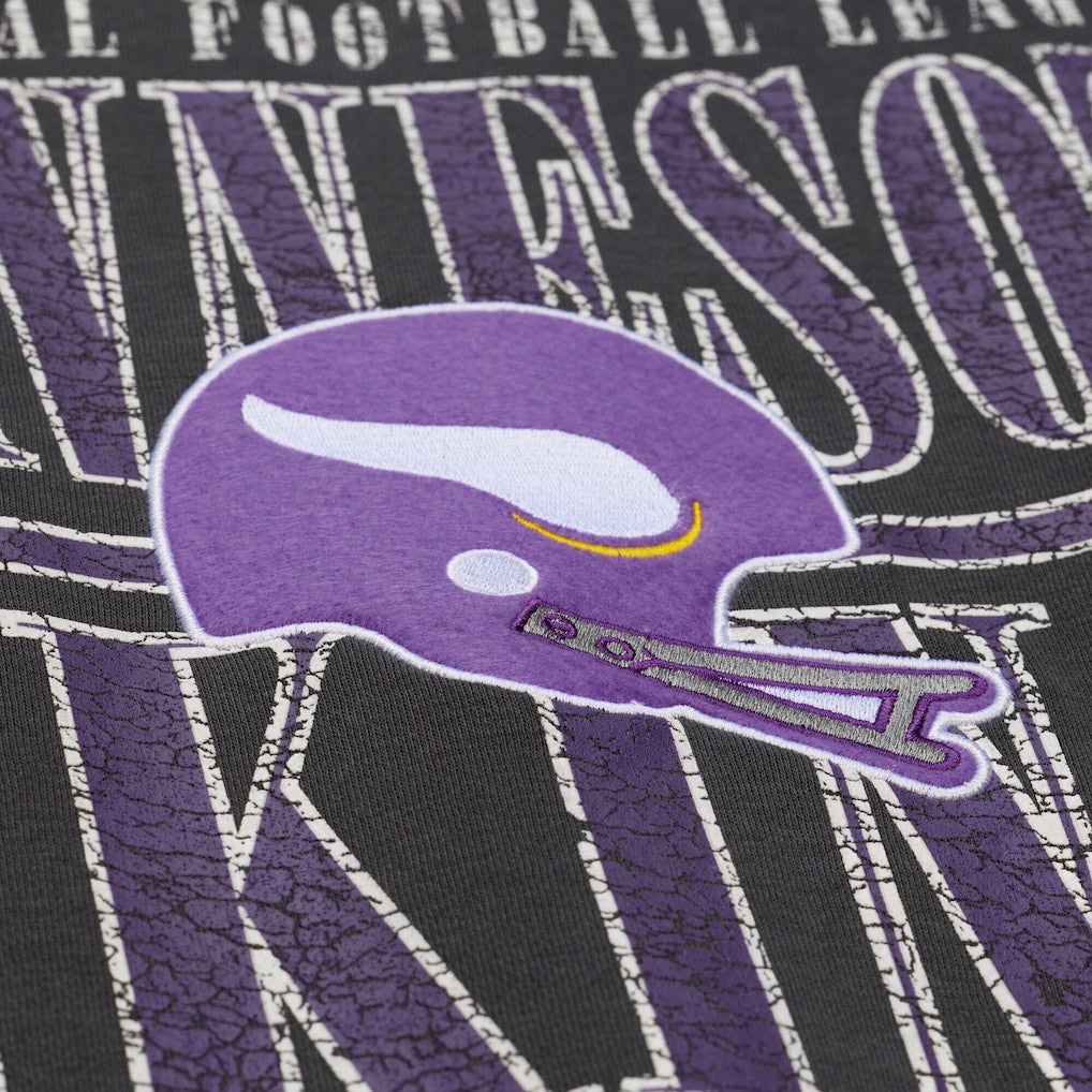 Minnesota Vikings Downtown Crew Vintage Logo Sweatshirt | NFL Sale
