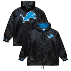 Detroit Lions Downtown Satin Full-Snap Hooded Jacket | NFL On sale