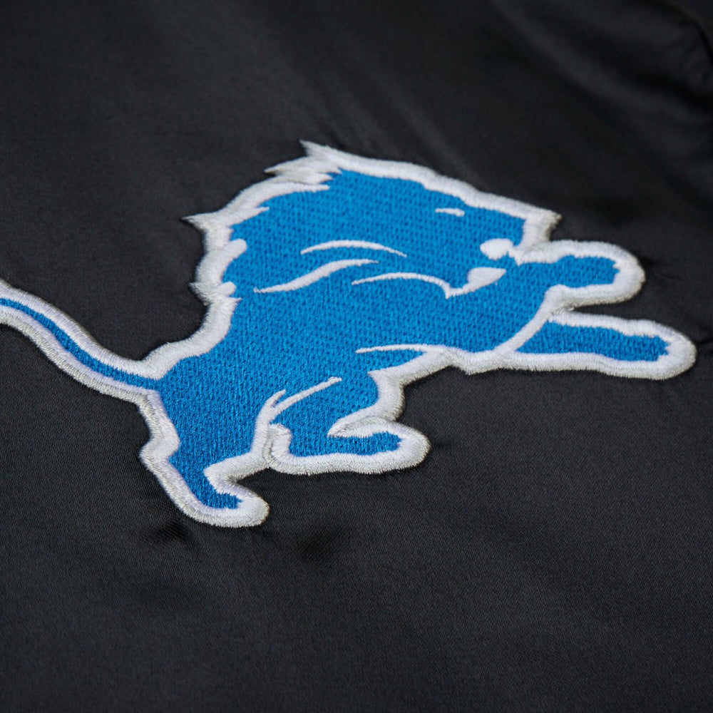 Detroit Lions Downtown Satin Full-Snap Hooded Jacket | NFL On sale