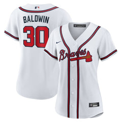 Drake Baldwin Atlanta Braves Nike Women's Home Replica Jersey - MLB Jerseys