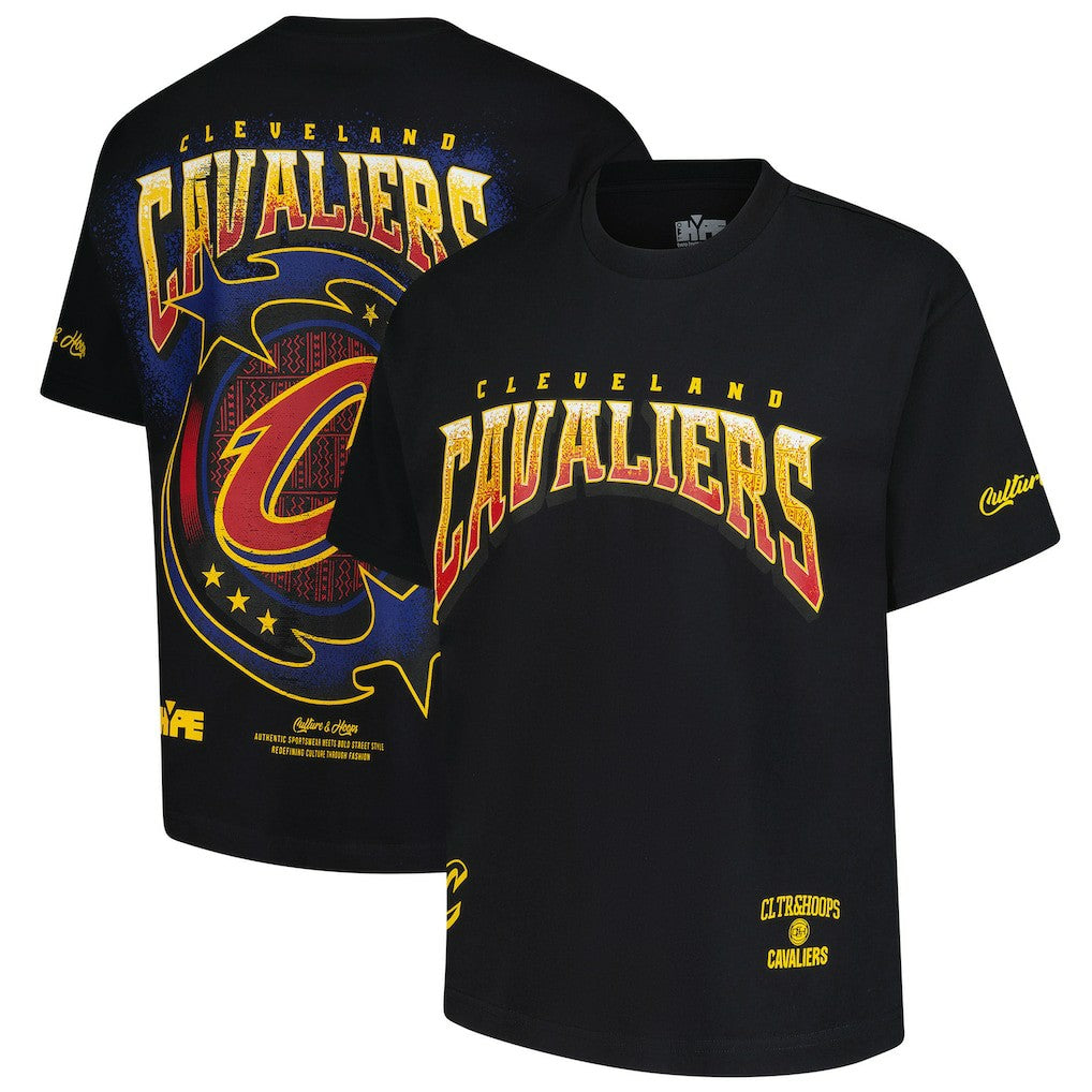 Black Cleveland Cavaliers Two Hype Drip & Dime Collection Premium T-Shirt | NBA