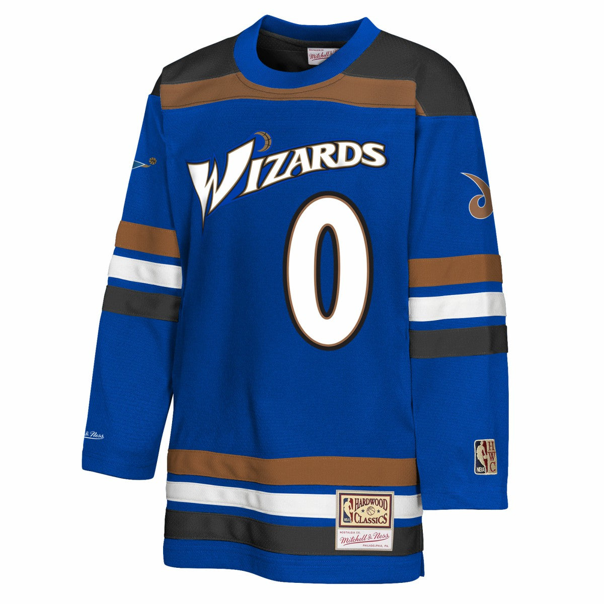 Blue Gilbert Arenas Washington Wizards Youth Maxxed Out 2.0 Fashion Hockey Jersey | NBA