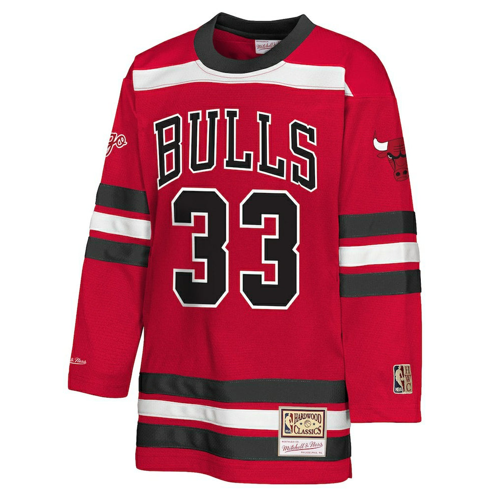Red Scottie Pippen Chicago Bulls Youth Maxxed Out 2.0 Fashion Hockey Jersey sale | NBA