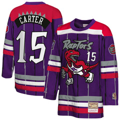 Purple Vince Carter Toronto Raptors Youth Maxxed Out 2.0 Fashion Hockey Jersey | NBA