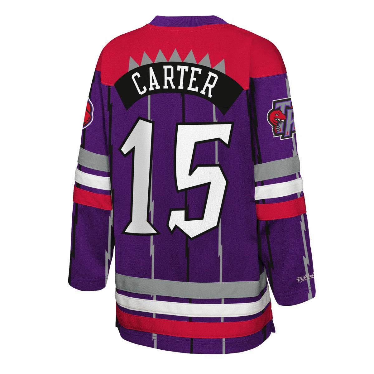 Purple Vince Carter Toronto Raptors Youth Maxxed Out 2.0 Fashion Hockey Jersey | NBA