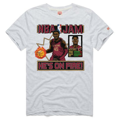 Ash Donovan Mitchell Cleveland Cavaliers Homage Unisex NBA Jam Tri-Blend T-Shirt sale | NBA