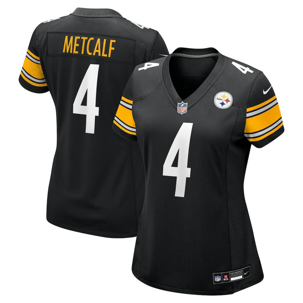 Pittsburgh Steelers DK Metcalf  Women's Team Game Jersey | NFL Hot
