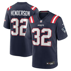 New England Patriots TreVeyon Henderson  2025 NFL Draft Game Jersey | NFL Discount