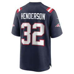 New England Patriots TreVeyon Henderson  2025 NFL Draft Game Jersey | NFL Discount