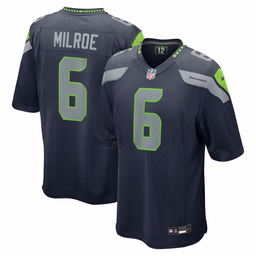 Seattle Seahawks Jalen Milroe  2025 NFL Draft Game Jersey | NFL Online