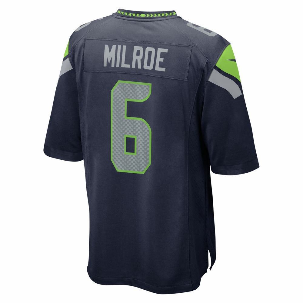 Seattle Seahawks Jalen Milroe  2025 NFL Draft Game Jersey | NFL Online