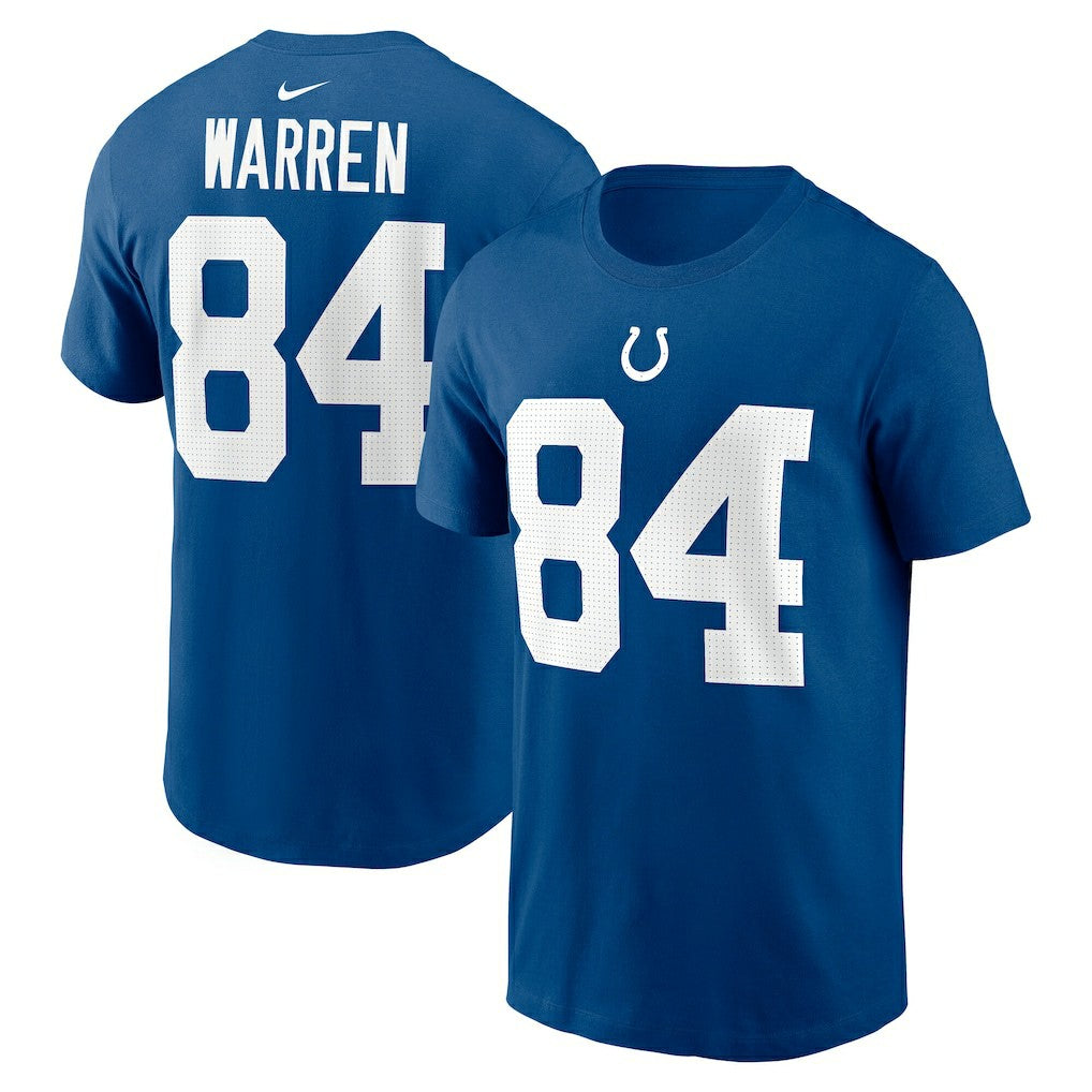 Indianapolis Colts Tyler Warren  Name & Number T-Shirt | NFL Hot