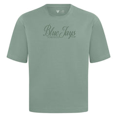 Toronto Blue Jays Levelwear Ethereal Oversized Luxe Signature Knit T-Shirt - MLB T-shirts