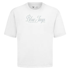 Toronto Blue Jays Levelwear Ethereal Oversized Luxe Signature Knit T-Shirt - MLB T-shirts