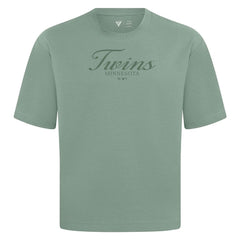 Minnesota Twins Levelwear Ethereal Oversized Luxe Signature Knit T-Shirt - MLB T-shirts
