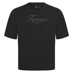 Minnesota Twins Levelwear Ethereal Oversized Luxe Signature Knit T-Shirt - MLB T-shirts