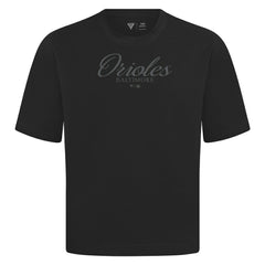 Baltimore Orioles Levelwear Ethereal Oversized Luxe Signature Knit T-Shirt - MLB T-shirts