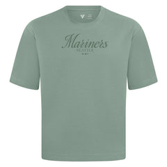 Seattle Mariners Levelwear Ethereal Oversized Luxe Signature Knit T-Shirt - MLB T-shirts
