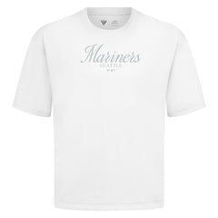 Seattle Mariners Levelwear Ethereal Oversized Luxe Signature Knit T-Shirt - MLB T-shirts