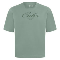 Chicago Cubs Levelwear Ethereal Oversized Luxe Signature Knit T-Shirt - MLB T-shirts
