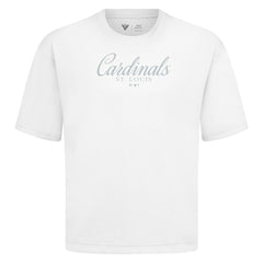 St. Louis Cardinals Levelwear Ethereal Oversized Luxe Signature Knit T-Shirt - MLB T-shirts