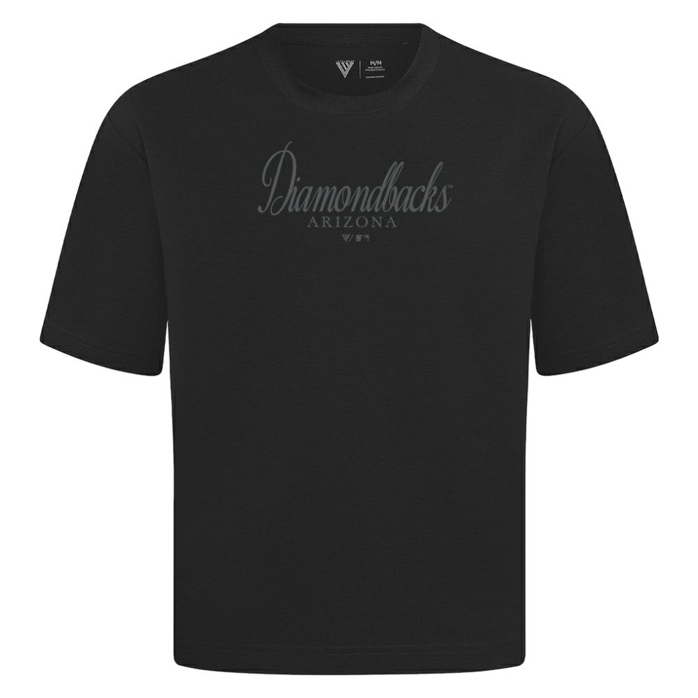 Arizona Diamondbacks Levelwear Ethereal Oversized Luxe Signature Knit T-Shirt - MLB T-shirts