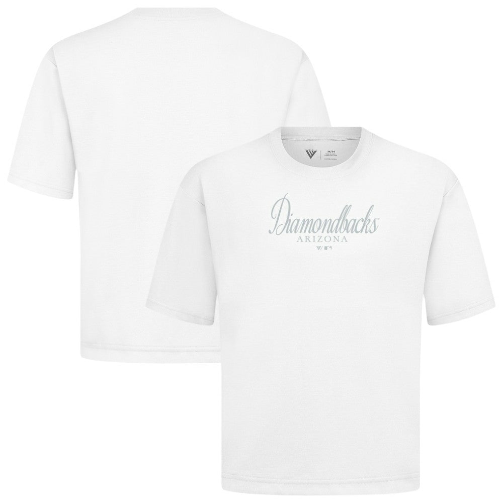 Arizona Diamondbacks Levelwear Ethereal Oversized Luxe Signature Knit T-Shirt - MLB T-shirts