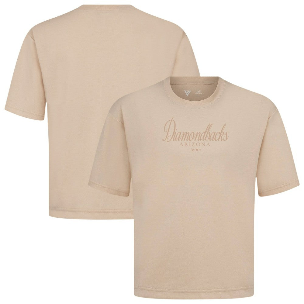 Arizona Diamondbacks Levelwear Ethereal Oversized Luxe Signature Knit T-Shirt - MLB T-shirts