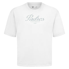 San Diego Padres Levelwear Ethereal Oversized Luxe Signature Knit T-Shirt - MLB T-shirts