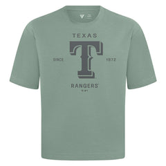 Texas Rangers Levelwear Crossway Oversized Luxe Signature Knit T-Shirt - MLB T-shirts
