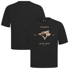 Toronto Blue Jays Levelwear Crossway Oversized Luxe Signature Knit T-Shirt - MLB T-shirts