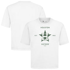 Houston Astros Levelwear Crossway Oversized Luxe Signature Knit T-Shirt - MLB T-shirts