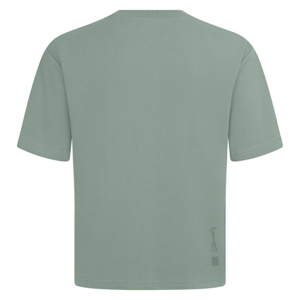Athletics Levelwear Crossway Oversized Luxe Signature Knit T-Shirt - MLB T-shirts
