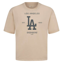 Los Angeles Dodgers Levelwear Crossway Oversized Luxe Signature Knit T-Shirt - MLB T-shirts