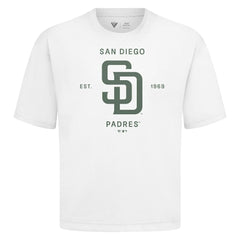 San Diego Padres Levelwear Crossway Oversized Luxe Signature Knit T-Shirt - MLB T-shirts