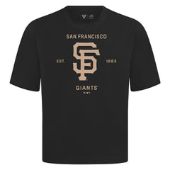 San Francisco Giants Levelwear Crossway Oversized Luxe Signature Knit T-Shirt - MLB T-shirts